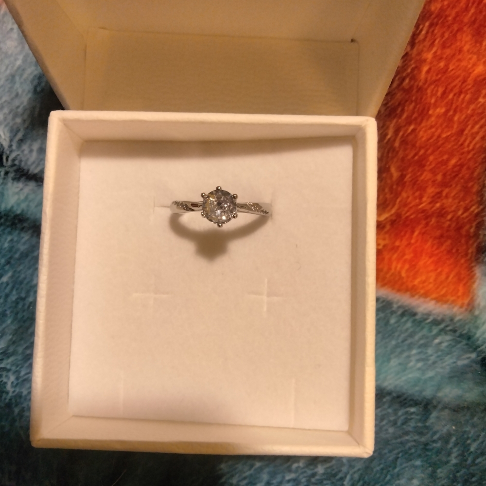 White Australian Crystal Ring